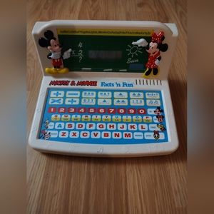 Vintage Disney Mickey & Minnie laptop toy